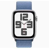 Apple Watch SE 2023 44 mm Gps + Cellular Gümüş Alüminyum Kasa Spor Loop Akıllı Saat
