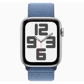 Apple Watch SE 2023 44 mm Gümüş Alüminyum Kasa Spor Loop Akıllı Saat