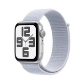 Apple Watch SE 2024 GPS 40 mm Gümüş Alüminyum Kasa Bulut Mavisi Spor Loop Akıllı Saat