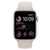 Apple Watch SE GPS 44 mm Alüminyum Kasa Spor Kordon Yıldız Işığı Akıllı Saat Teşhir- Outlet