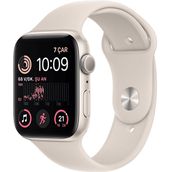 Apple Watch SE GPS 44 mm Yıldız Işığı Alüminyum Kasa Spor Kordon Akıllı Saat
