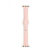 Apple Watch Seri 4 5 6 Için 40 mm Slim Silikon Kordon Kum Pembe