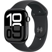 Apple Watch Series 10 GPS Alüminyum Kasa 46 mm Simsiyah Spor Kordon Akıllı Saat Yenilenmiş
