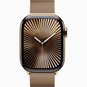 Apple Watch Series 10 GPS + Cellular 42 mm Altın Titanyum Kasa Milano Loop Akıllı Saat