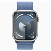 Apple Watch Series 9 41 mm Gümüş Alüminyum Kasa Spor Loop Akıllı Saat