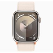 Apple Watch Series 9 41 mm Yıldız Işığı Alüminyum Kasa Spor Loop Akıllı Saat