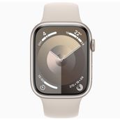 Apple Watch Series 9 45 mm Gps + Cellular Yıldız Işığı Alüminyum Kasa Spor Kordon Akıllı Saat