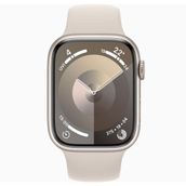 Apple Watch Series 9 45 mm Yıldız Işığı Alüminyum Kasa Spor Kordon Akıllı Saat