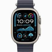 Apple Watch Ultra 2 GPS + Cellular 49 mm Natürel Titanyum Kasa Lacivert Ocean Kordon Akıllı Saat