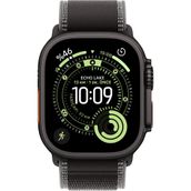 Apple Watch Ultra 3 GPS + Cellular 49 mm Siyah Titanyum Kasa Siyah-Kömür Trail Loop Kordon Akıllı Saat