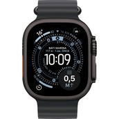 Apple Watch Ultra 3 GPS + Cellular 49 mm Siyah Titanyum Kasa Siyah Ocean Kordon Akıllı Saat