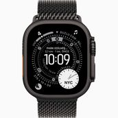 Apple Watch Ultra 3 GPS + Cellular 49 mm Siyah Titanyum Kasa Siyah Titanyum Milano Loop Kordon Akıllı Saat