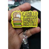 Apptakı Cahille Sohbeti Kestim Kedi Kitap Yoyo Yaka Kartığı Yoyo Kartlık - YOY0132