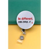 Apptakı Farklı Ol Be Different Buton Yoyo Yaka Kartığı Kart Tutucu Yoyo Kartlık - MBY0028