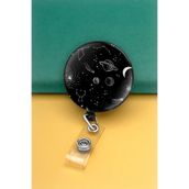 Apptakı Galaksi Takım Yıldızı Metal Buton Yoyo Yaka Kartığı Kart Tutucu Yoyo Kartlık - MBY0032