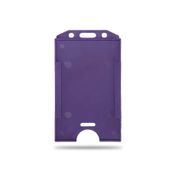 Apptakı Mor Dikey Kart Kabı Kart Kılıfı Yaka Kartı Kart Koruyucu - KRT0026