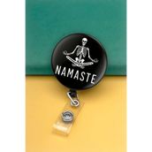 Apptakı Namaste Radyoloji İskelet Buton Yoyo Yaka Kartığı Kart Tutucu Yoyo Kartlık - MBY0113