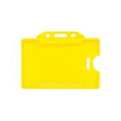 Apptakı Sarı Yatay Kart Kabı Kart Kılıfı Yaka Kartı Kart Koruyucu - KRT0012