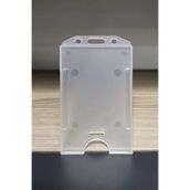 Apptakı Şeffaf Dikey Kart Kabı Kart Kılıfı Yaka Kartı Kart Koruyucu - Krt0023