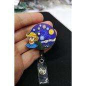 Apptakı Vincent van Gogh Yıldızlı Geceler Yoyo Yaka Kartığı Yoyo Kartlık - YOY0122
