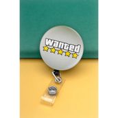 Apptakı Wanted Aranıyor Buton Yoyo Yaka Kartığı Kart Tutucu Yoyo Kartlık - MBY0169