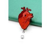 Apptakı YOY0028 Heart Kalp Yoyo Yaka Kartığı