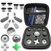 AQIDAP Xbox One Elite Kumanda Aksesuarı için Elite Kit (6 Farklı Metal Analog Çubuk - 4 Kürek - 2 D-Pad - ve 2 Manyetik Taban Xbox One Elite Kumanda Yedek Parçası)
