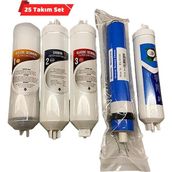 Aqua Bella Toptan Su Arıtma Filtre 25 Takım 5'li Takım Set