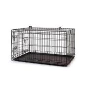 Aqua Boutique Siyah 91x61x66 cm Metal Kedi ve Köpek Kafesi