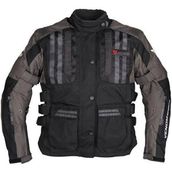 AR Motors Venom Tourex Touring Motorsiklet Ceket ( Mont ) Gri - Siyah - 3XL