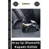 Araba Isıya Dayanıklı Metal İç Hazne Koku Önleyici Şık Pratik Sabit Araç İçi Otomatik Kapaklı Küllük