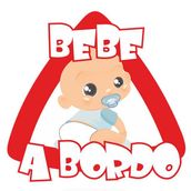 Arabada bebek var araba sticker yapıştırması 18CM