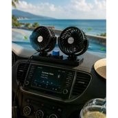 Araç İçi Fan 2 Kademeli Oynar Başlıklı Sessiz Oto Vantilatör