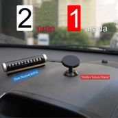 Arac Ici Park Numaratoru Telefon Tutucu 2'Si 1 Arada Numarator Stand Araba Aksesuar Standi