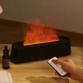Arbix Alev Aroma Difüzör Lamba Ultrasonik Aromaterapi Nebulizatör Hava Nemlendirici Uçucu Yağ Difüzörü - Çok Renkli