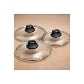 arcaK2 18 cm 22 cm 26 cm Tencere Cam Kapağı Ekonomik 3 lü set
