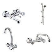 Arçe Klasik Çevirmeli Banyo + Kuğu Evye Ve Sabit Lavabo Bataryası