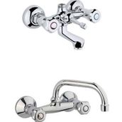 Arçe Klasik Çevirmeli Banyo ve Lavabo Bataryası