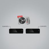Arçelik 1+2 Multi Klima / 1 Adet 12 Btu Siyah+1 Adet 12 Btu Siyah Iç Ünite / 1 Adet 18 Btu Dış Ünite
