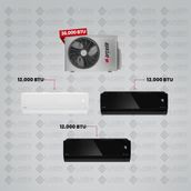 Arçelik 1+3 Multi Sistem Klima / 36100 Md Pro Dış Ünite ( 2 Adet 12 Btu Beyaz + 12 Btu Siyah Iç Üniteler )