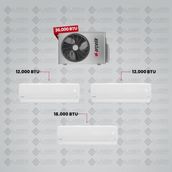Arçelik 1+3 Multi Sistem Klima / 36100 Md Pro Dış Ünite ( 2 Adet 12 Btu Beyaz + 18 Btu Beyaz Iç Üniteler )