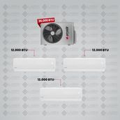 Arçelik 1+3 Multi Sistem Klima / 36100 Md Pro Dış Ünite ( 3 Adet 12 Btu Beyaz Iç Üniteler )