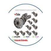 Arçelik 6030 EÇ Bulaşık Makinesi Ray Tekeri Üst Sepet Tekerleği Takımı