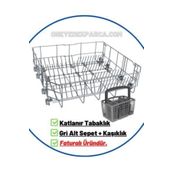 Arçelik 6271 Gri Bulaşık Makinesi Alt Sepet
