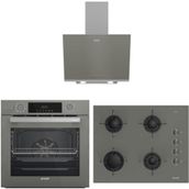Arçelik AFC 361 G - OCD T 651 EG - ADE 606 2 G Gri 3'lü Ankastre Set
