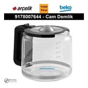 Arçelik K 8580 Filtre Kahve Makinesi Cam Demlik