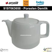 Arçelik K3285PI Beko Çay Makinesi Porselen Demlik Kapağı