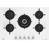 Arçelik OCD T 752-1 DWKB Wok Gözlü Beyaz Cam Ankastre Ocak