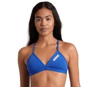 Arena 004768720 Team Swim Top Tie Back Solid Mavi Kadın Yüzücü Bikini Üstü