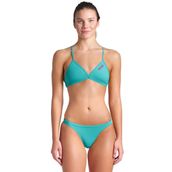 Arena 004768890 Team Swim Top Tie Back Solid Beyaz Kadın Yüzücü Bikini Üstü